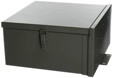 Hoffman A12R126HCR NEMA 3R Enclosure, Hinge Cover, Galvanized, Paint Finish, 12"