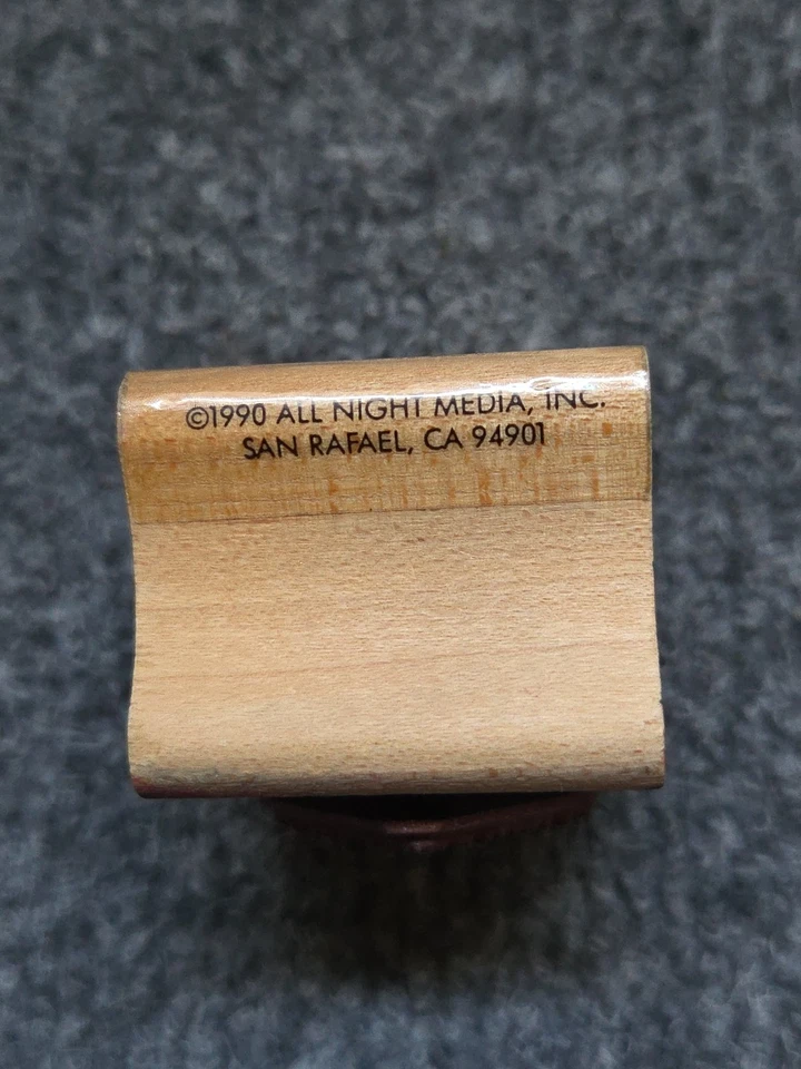 All Night Media Scribble Heart rubber stamp 400D 1990 - Image 3 of 4