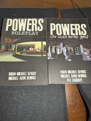 Powers  By Image Comics  Vol 1 & 2 TPB Very Good Condition