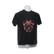 Thunder, T-shirt, Größe: M, Schwarz/Rot/Weiß, Baumwolle, Print, Herren #o5X