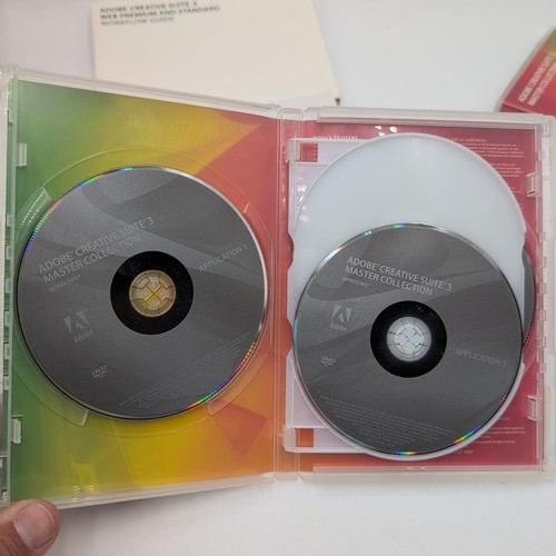Adobe Creative Suite 3 Master Collection completo di 8 dischi e numeri di serie - Foto 8 di 12