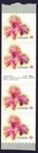 Canada sc#2357i Striped Carolroot, Gutter Strip of 4, Mint-NH