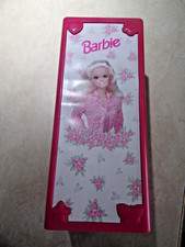 Vintage 1990's Barbie Fold-out Plastic Wardrobe Storage Case Closet Drawers