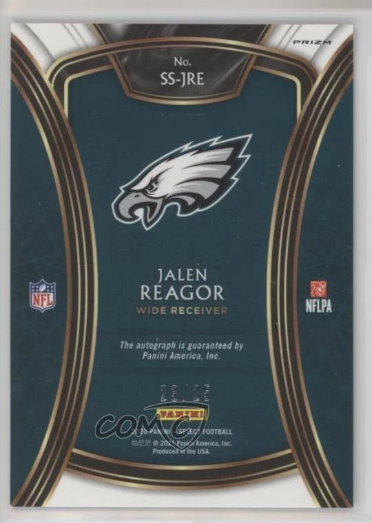 2020 Panini Select Signatures Red Prizm /25 Jalen Reagor #SS-JRE Rookie Auto RC - Image 2 of 2