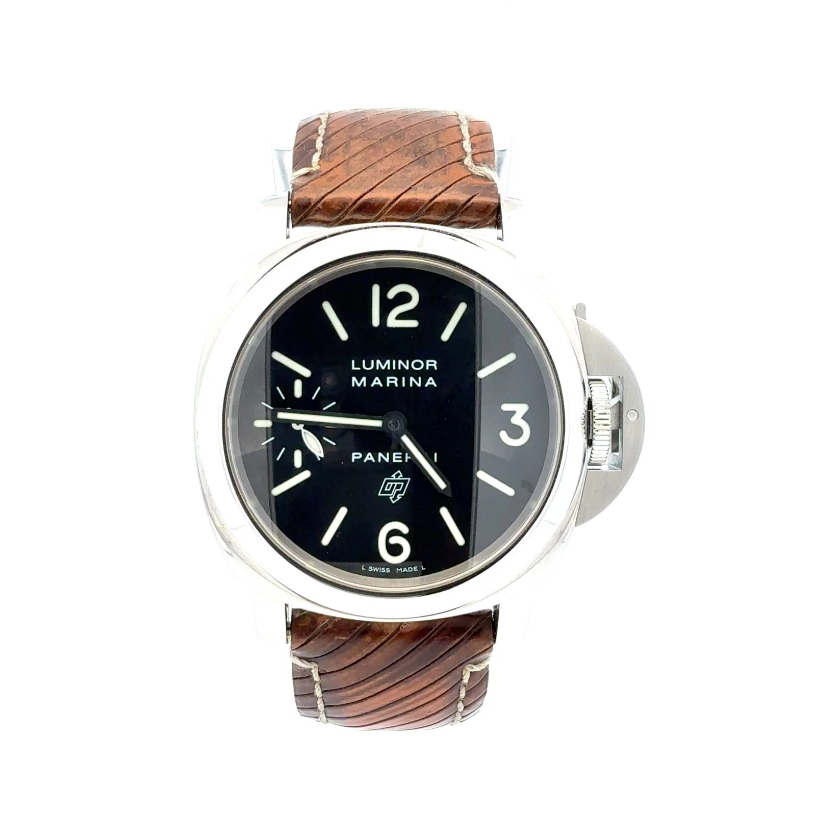 Panerai — Panerai Luminor Base Logo PAM00005 44mm LE 760/1100 June 2008 Steel Manual Wind
