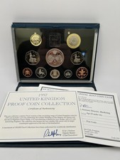 Royal Mint | 1997 - UK Proof Set 10-Coin Collection with COA Blue case