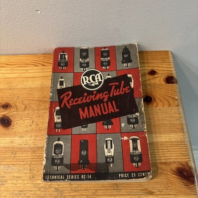 RCA Receiving Tube MANUAL - Vintage classic - Series RC-14 from 1940 FREE SHIP