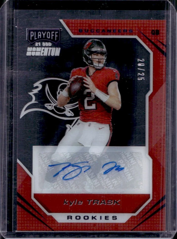 Kyle Trask Panini Chronicles Playoff Momentum Rookies #PMR20 Autograph-Purple
