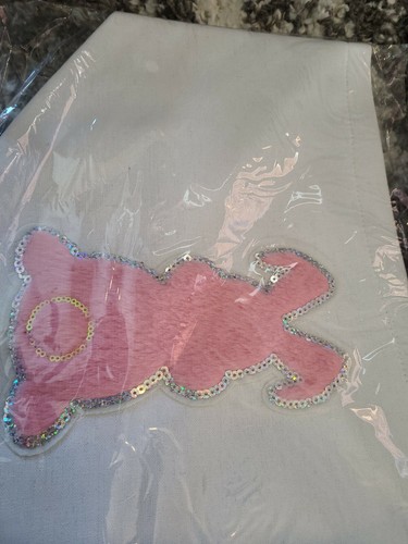 (4) Pack Easter Bunny Cotton Cloth Gather Bags Gift Egg Hunt Tote Pink Red - Picture 4 of 4