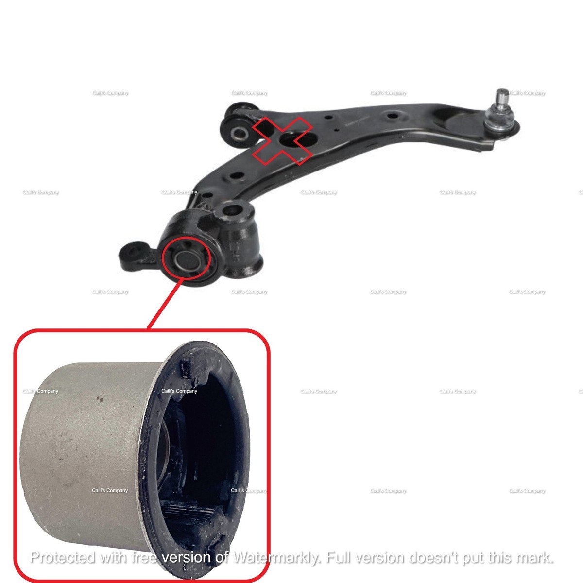 KD35-34-300H For 2017 MAZDA 6 GJ Front Lower Control Arm Rear