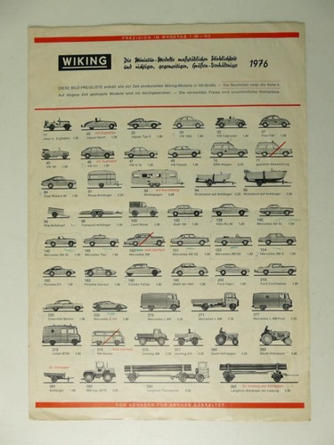 Catálogo Programa Wiking 1976 To-6541 | Zustand: Akzeptabel