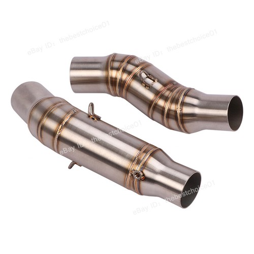 For Kawasaki Z1000 2010-2022 Z1000SX 2010-19 Exhaust Mid Pipe Slip 51mm Mufflers - Picture 9 of 12