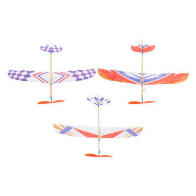 3 Pcs DIY Modell Pädagogisches Spielzeug Fliegen Spielzeug Flugzeug Spielzeug