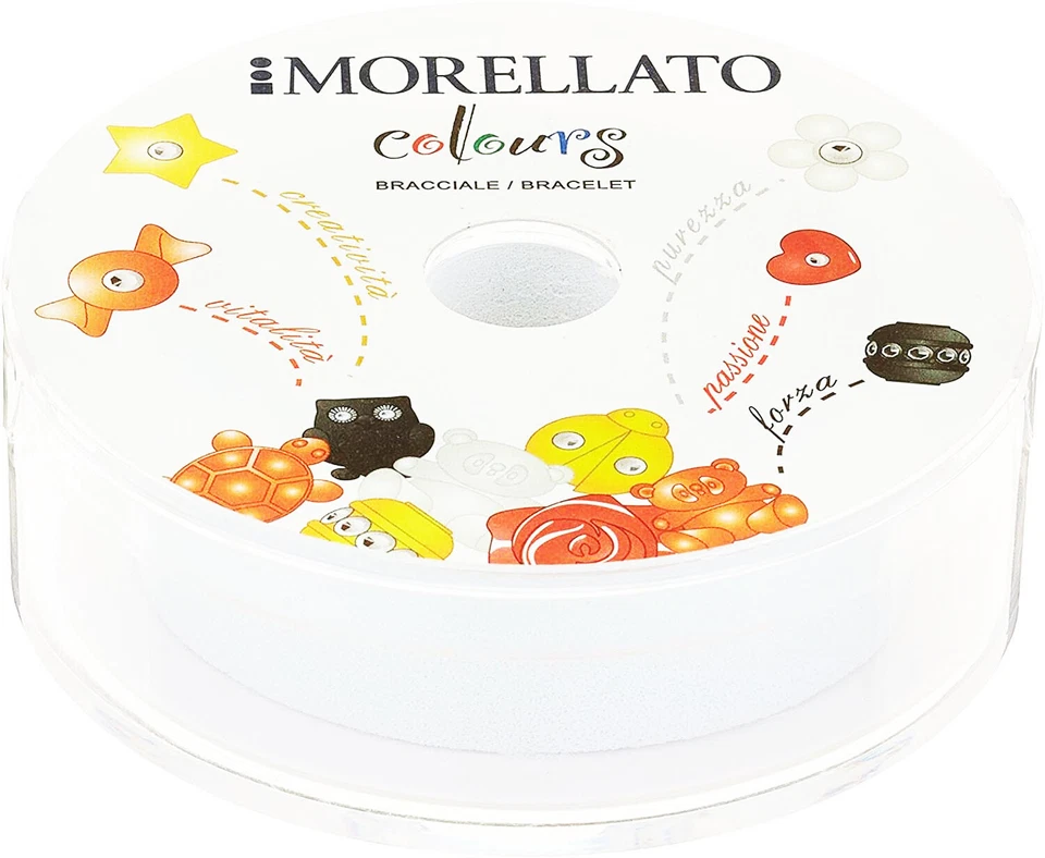 Morellato Colours 7 Drops Composable Bracelet In Rubber With Crystals Clover - Image 2 of 2