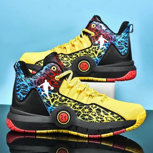 Children Basketball Shoes Original Design 2025 New Indoor Field Training Sports - Picture 7 of 29