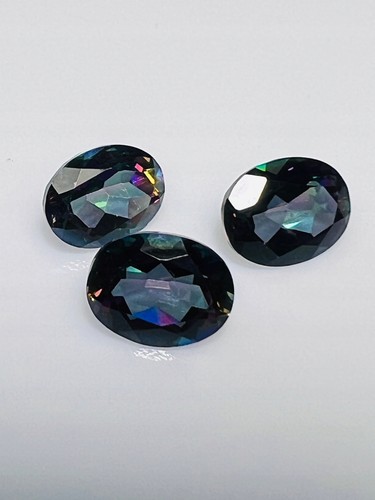 TOPAZIO MULTICOLORE ovale 9x7 mm per gioielli 1 pz. - Foto 5 di 5