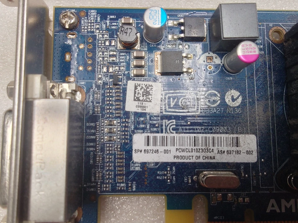 Lot of 2 AMD Radeon 6350 512MB ATI-102-C09003 (B) 637182-001 Low Profile - Image 4 of 4