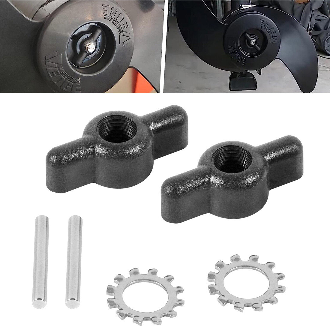 Prop Nut Kit Edelstahl - Quick Push In Design Für Minn Kota Trolling Motors