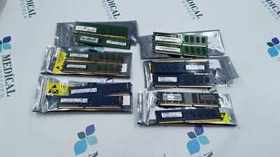 Lot of 12 Desktop Memory Ram Samsung Adata Corsair SK hynix Elpida Infineon