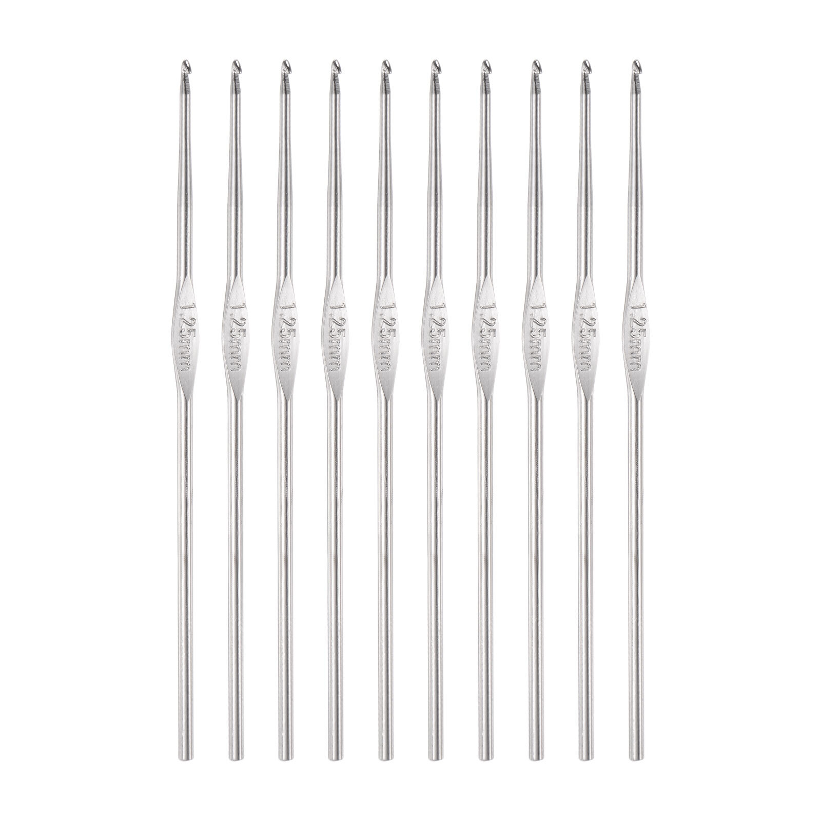 PATIKIL Crochet Hooks Set - 15 Pcs Stainless Steel Ergonomic Knitting Needles