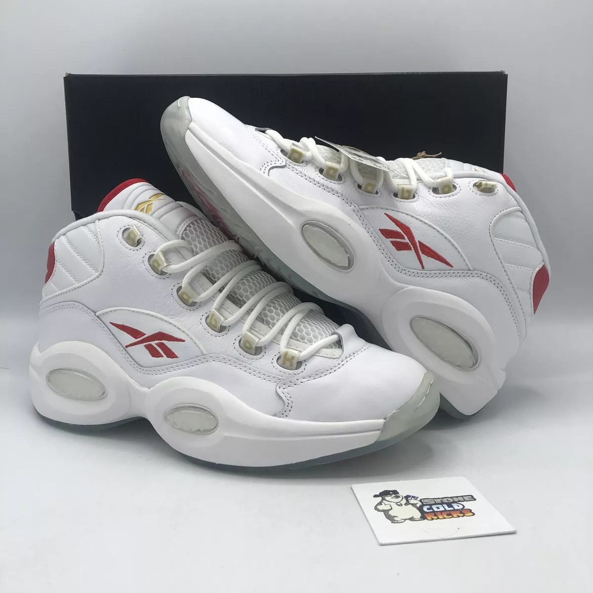 Reebok question red white for best sale sale