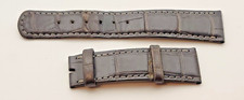 OEM Jean Rousseau Paris Genuine Gray Leather Watch Strap 19/16mm,64+105mm