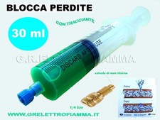 TURAFALLE SIRINGA 30ml BLOCCA PERDITE GAS R134A R22 R404A R12 R290 R407C RACC1/4