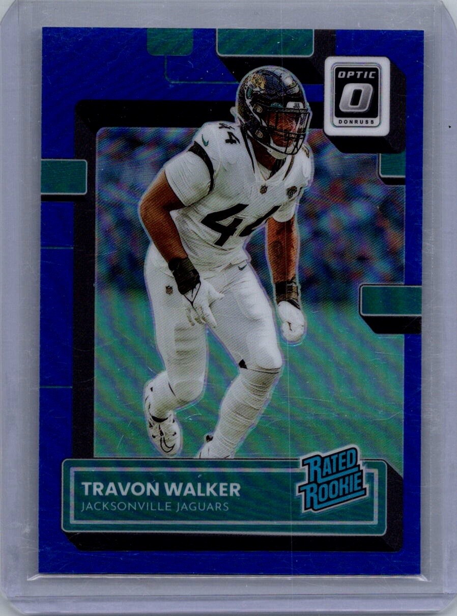 2022 Donruss Optic Blue Prizm /179 Rated Rookie #225 Travon Walker