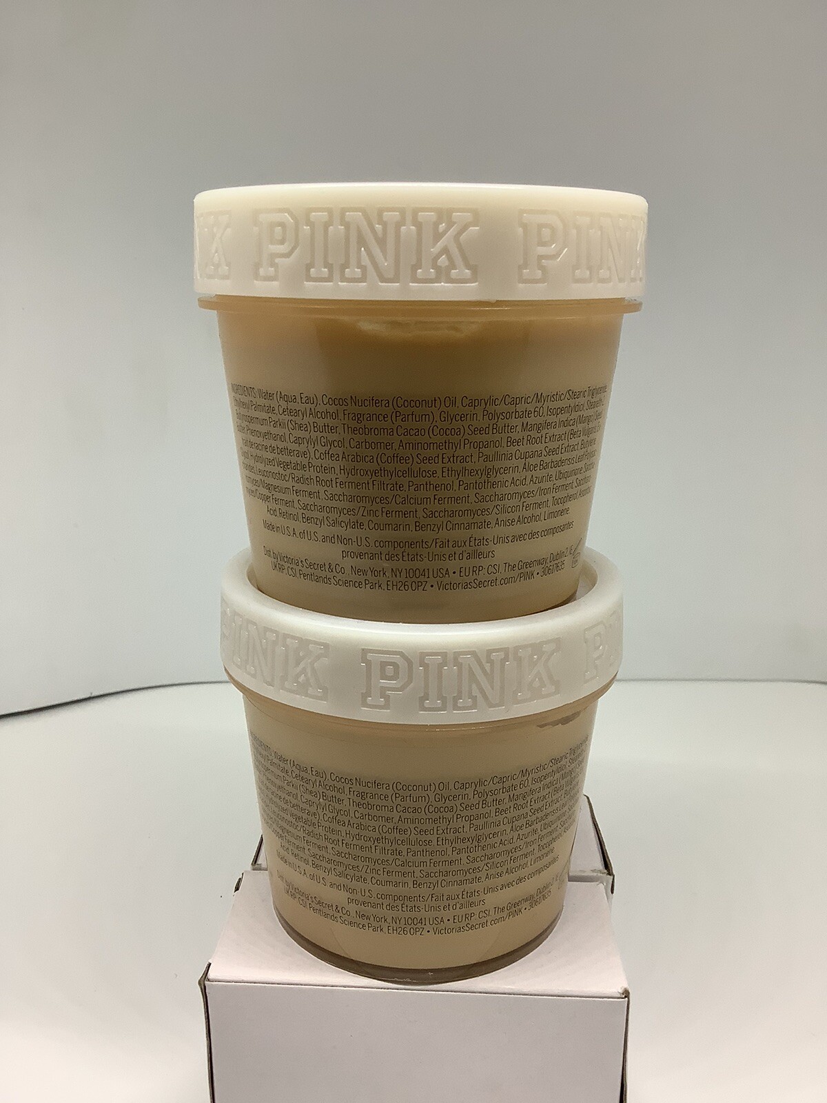 Victoria's Secret PINK Coco Coffee Body Butter 6.7 Oz &ldquo;Two Pack&rdquo; NEW