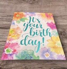 Greeting Card W/ Envelope Happy Birthday 5x7 Inches Friend Him Her Religious KJV