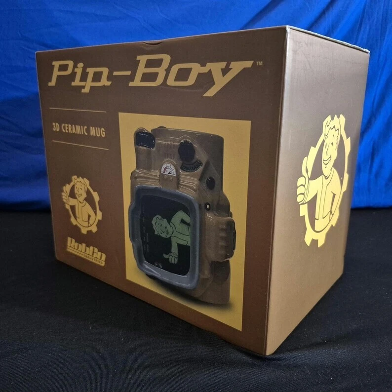 Just Funky Fallout 3D Pip-Boy Ceramic Mug 45 OZ Fallout Bethesda RobCo - Image 2 of 4