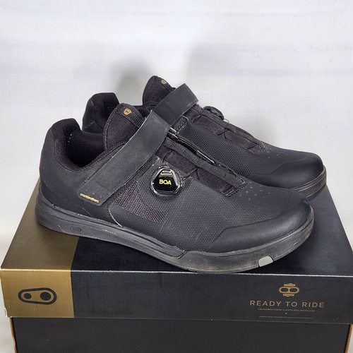 BONUS CLEATS! Size 10 - Crankbrothers Mallet BOA Downhill - Black / Gold - Mens - Picture 2 of 14