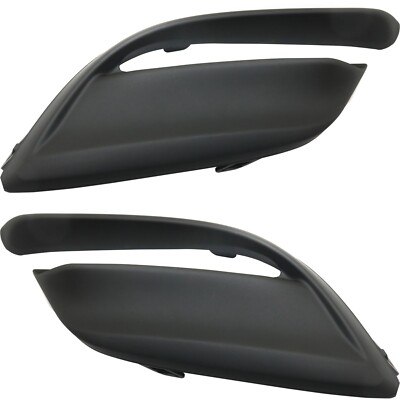 Fog Light Covers Set Of 2 Front Driver & Passenger Side Left Right For Jeep Pair
