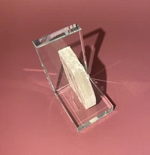 Natural Selenite And Glass Bookend Anthropologie