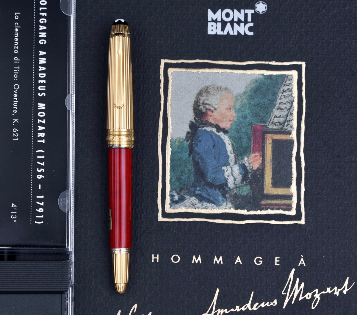 MONTBLANC Meisterstück Wolfgang Amadeus Mozart Coral Fountain Pen