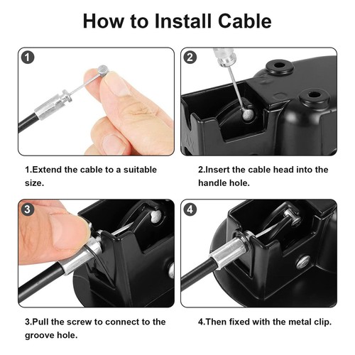 Sofa Recliner Release Pull Handle Universal Chair Couch Cable Lever Replacements - Picture 5 of 7