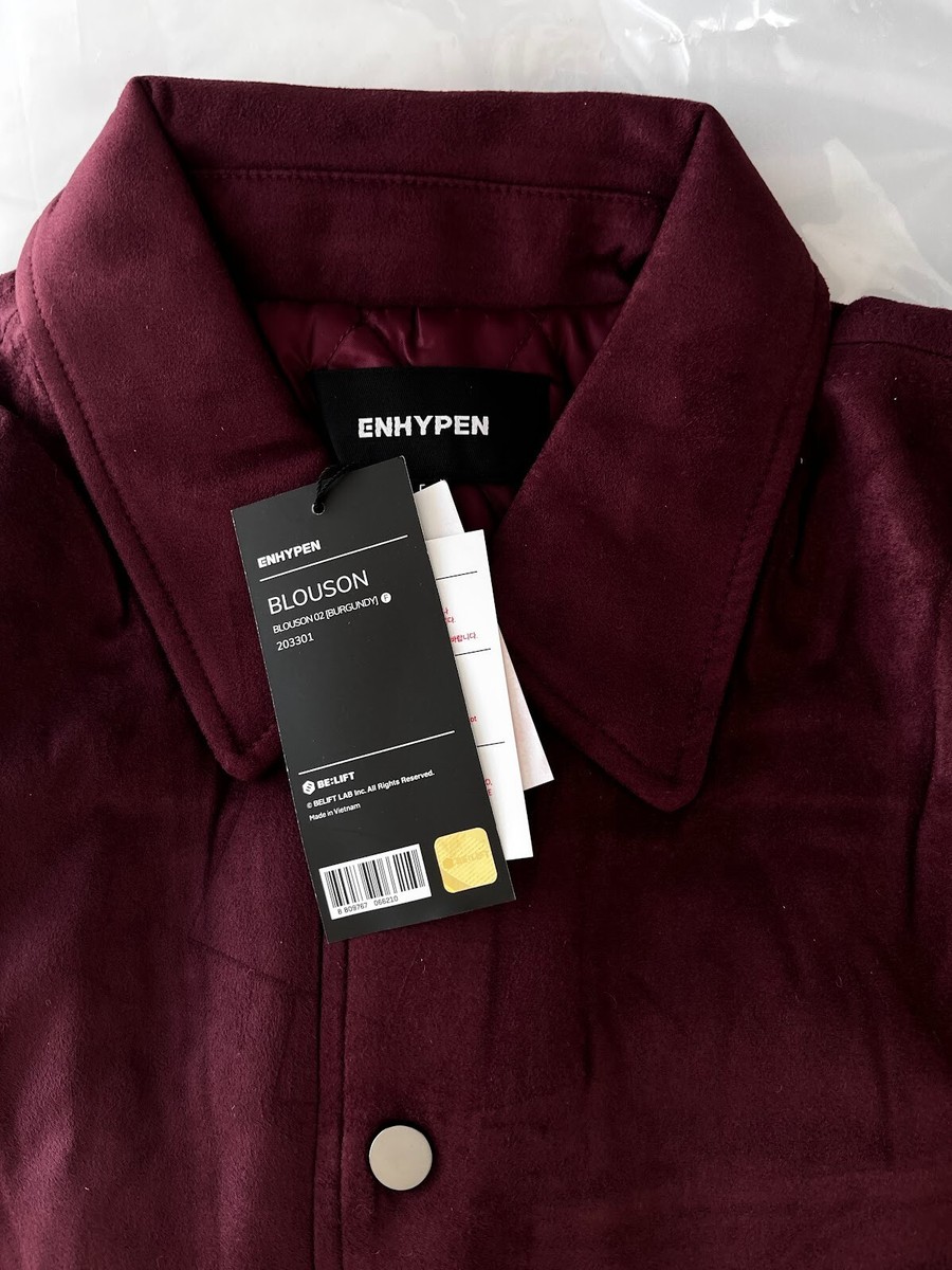 enhypen day one uniform ヒスン ENHYPEN BORDER : DAY ONE UNIFORM BLOUSON JACKET 02 RED SIZE