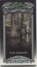 2020 Topps Allen & Ginter WHERE MONSTERS LIVE - THE SWAMP - Mini Insert #MWML-7