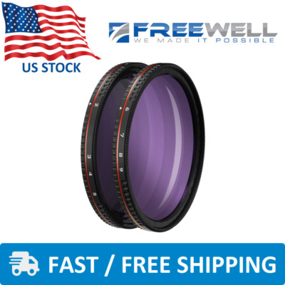 Freewell All-Day Variable Neutral Density Filter Kit 2 to 5 and 6 to 9-Stop 77mm