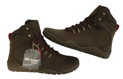VivoBarefoot womens Tracker FG L Waterproof Hiking DK Brown Leather Boots 36 EU - Picture 3 of 13