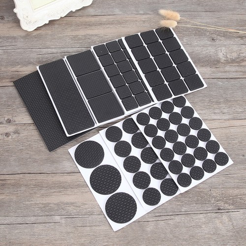 Self Adhesive Floor Protectors Chair Leg Pads Table Rubber Pad Feet Anti Scratch - Picture 3 of 16
