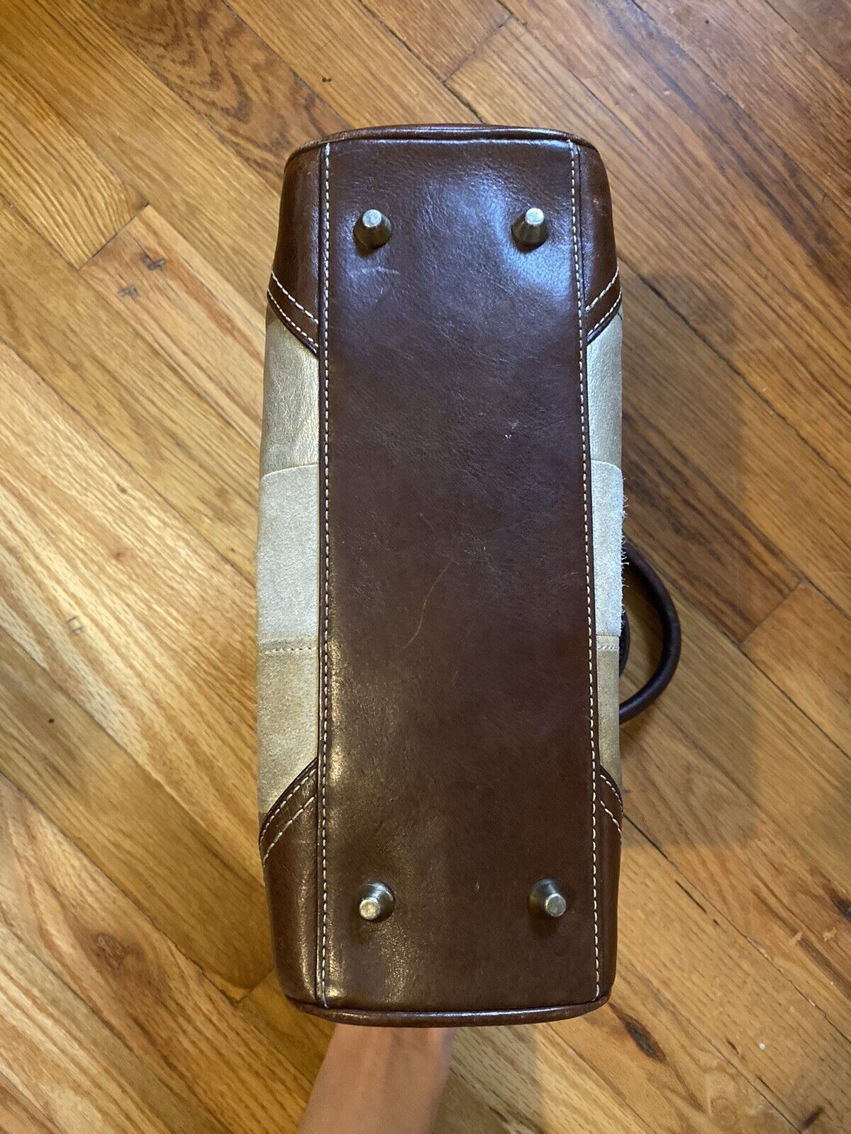 Coach Patchwork Hampton Leather and Suede Tote Ha… - image 10