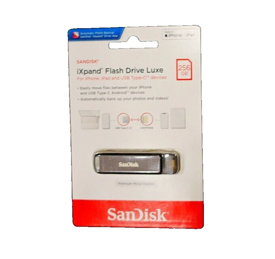 SanDisk 256 GB for iPhone USB Flash Drives