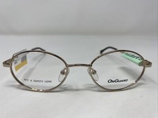 OnGuard OG-092 GLD 49-19-140 Gold Metal Full Rim Eyeglasses Frame K182