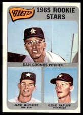 1965 Topps Danny Coombs/Jack McClure/Gene Ratliff * RC Houston Astros #553