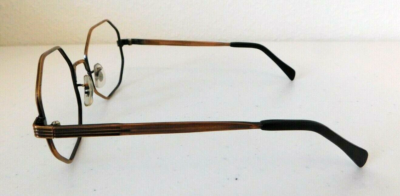Vintage VICTORY OPTICAL 643-L.C. Ant. Bronze 56/20 Eyeglass Frame