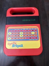 Speak And Spell Electronic Toy Tested Works Red 2019 Basic Fun Remake EUC