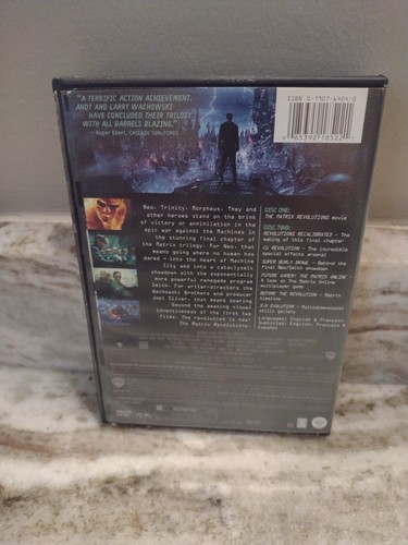 The Matrix Revolutions DVD 2004 2-Disc Set Full Screen Warner Bros - Picture 2 of 6