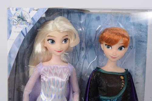 Disney Store FROZEN 2 Queen Anna & Elsa the Snow Queen Doll Set New - Picture 2 of 7