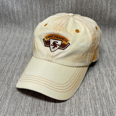 Saint Francis Men's Hat Cap Yellow Lancers Gear For Sports Reverse Dye